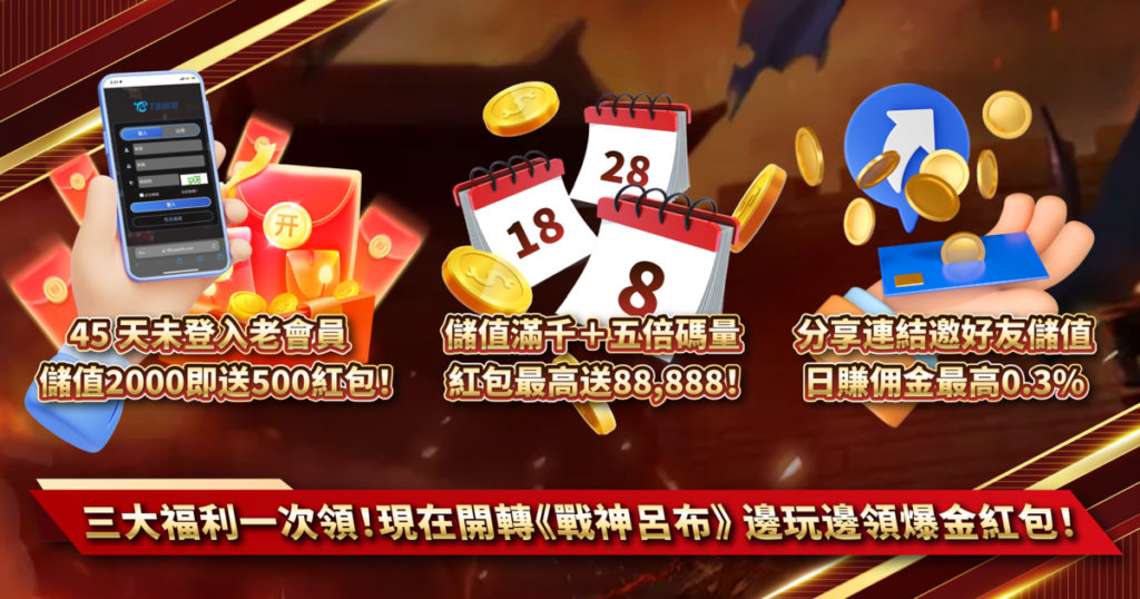 戰神呂布,RSG電子,老虎機,老虎機攻略,TU娛樂城