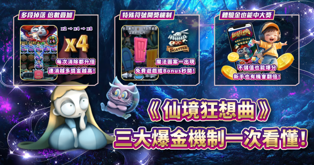 仙境狂想曲,ATG電子,老虎機,老虎機攻略,TU娛樂城