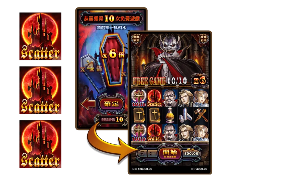 ATG電子 惡魔血域 TU娛樂城 遊戲畫面